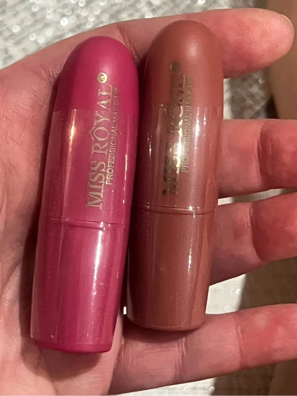 MISS ROYAL Professional Makeup Matte Lipstick Duo 54 Nati & 48 Beeper